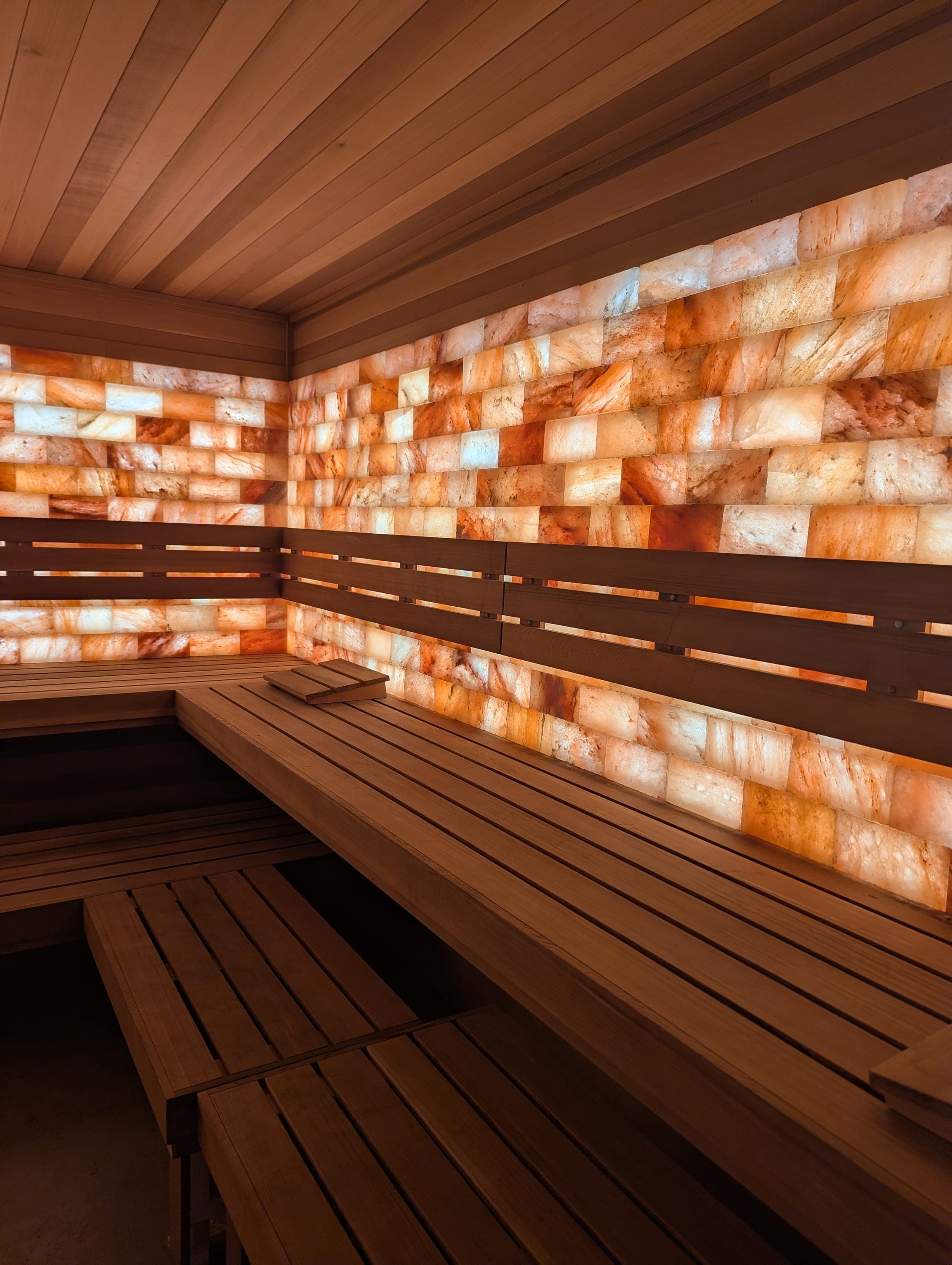 Himalayan salt sauna at the Downtown Wellness Spa